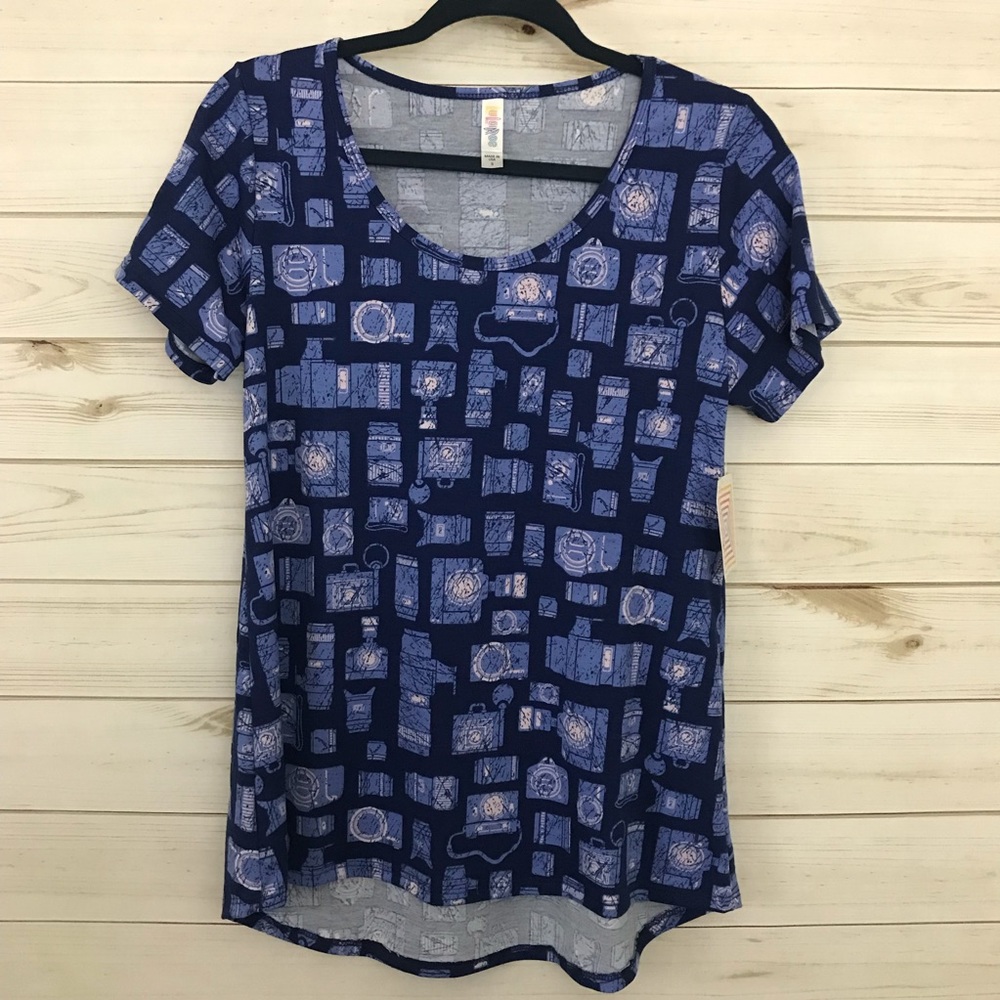 3 for $25*Lularoe Camera Print Classic T, Sz Small